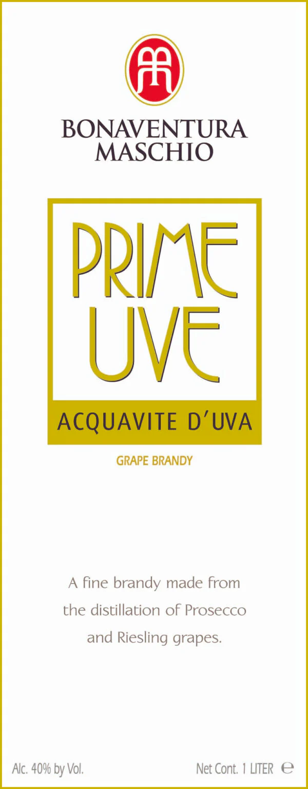 Bonaventura Maschio Acquavite d' uva/v Prima Uve (375ml)