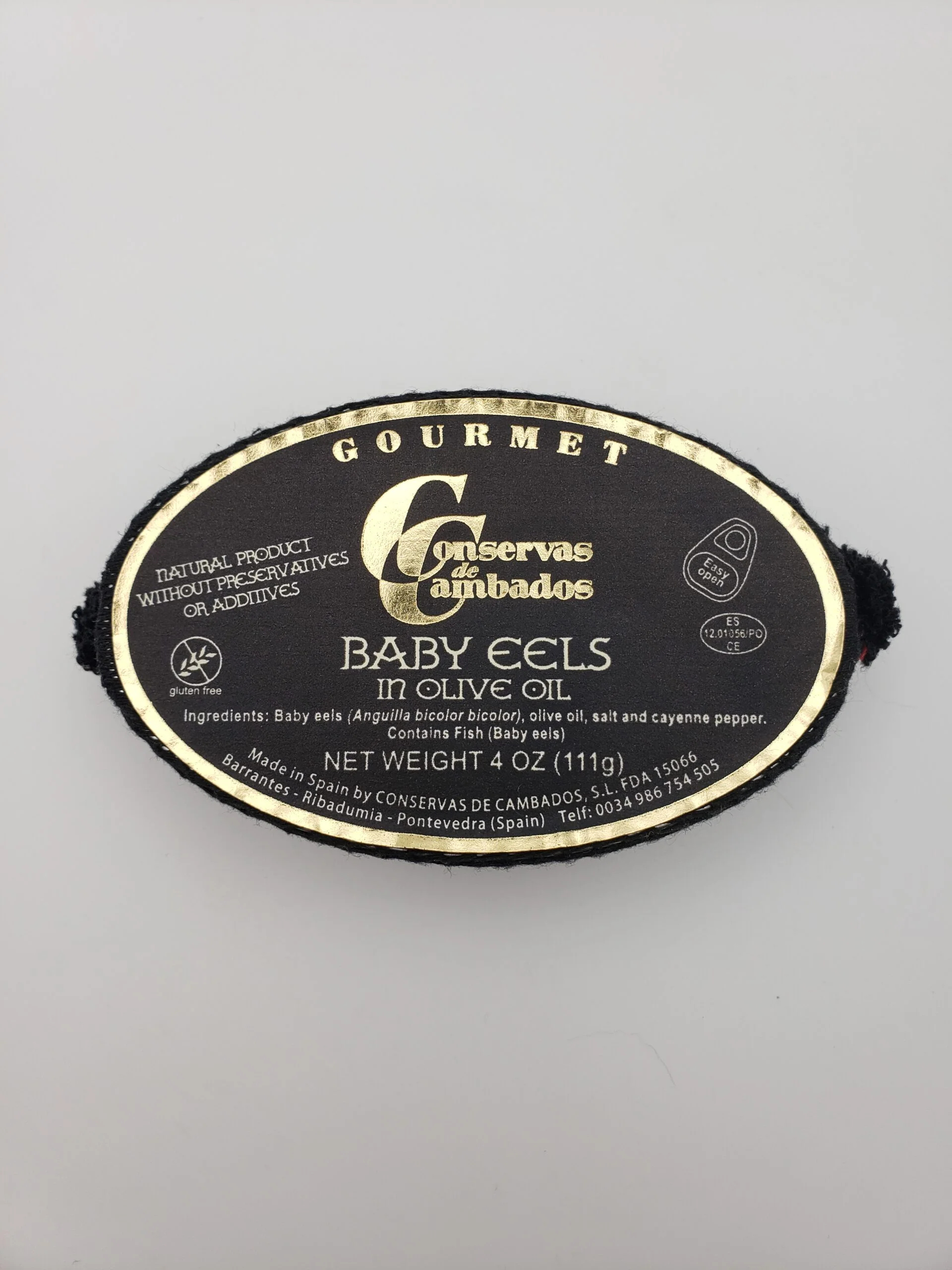 Conservas de Cambados Baby Eels in Olive Oil (111g)