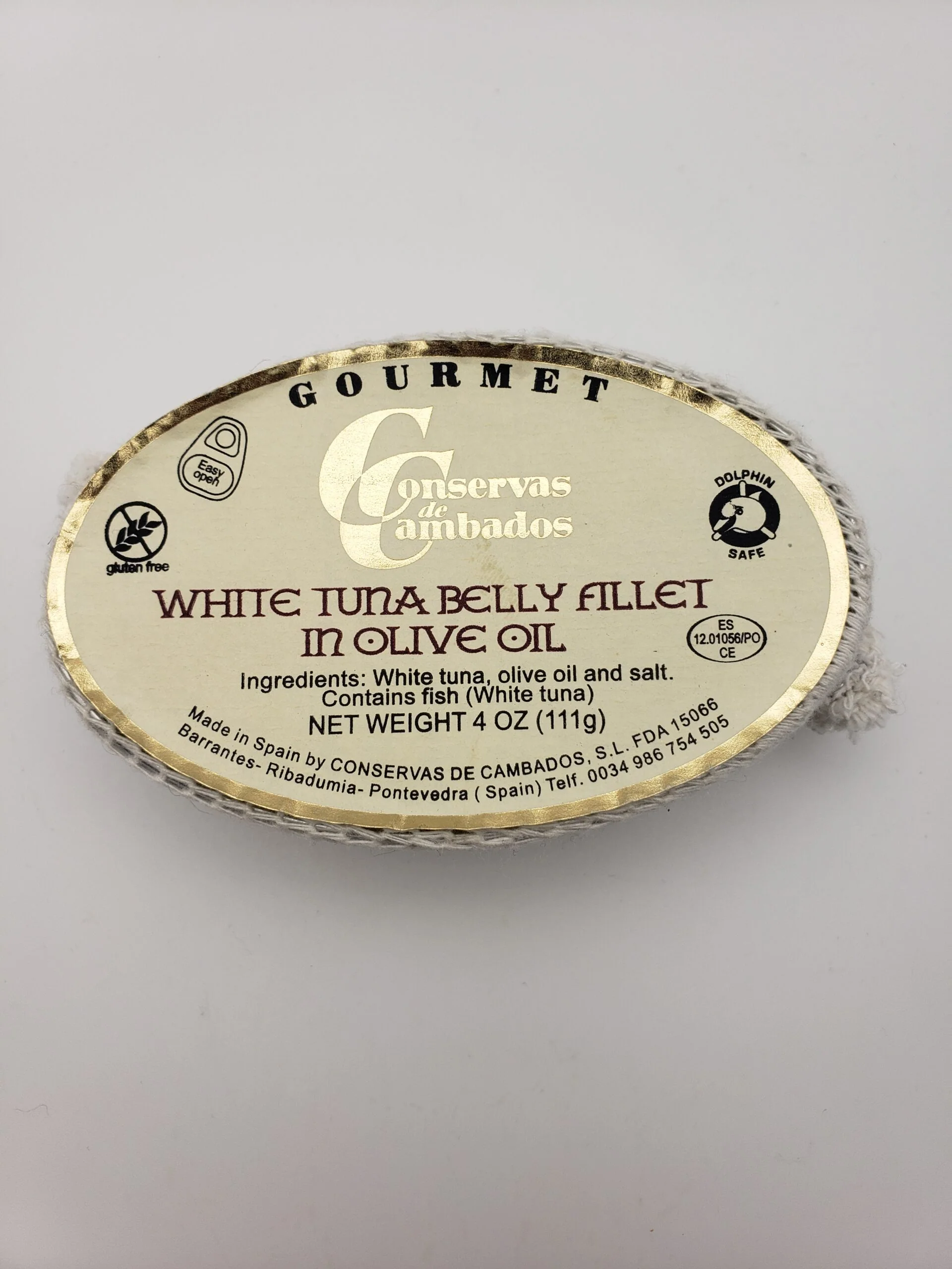 Conservas de Cambados White Tuna Belly Fillets in Olive Oil (111g)