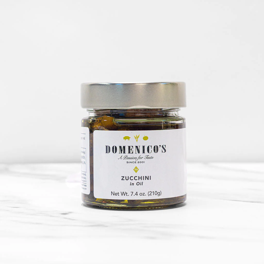 Domenico's Cafona Zucchini in Oil (210g) - 6ea Case