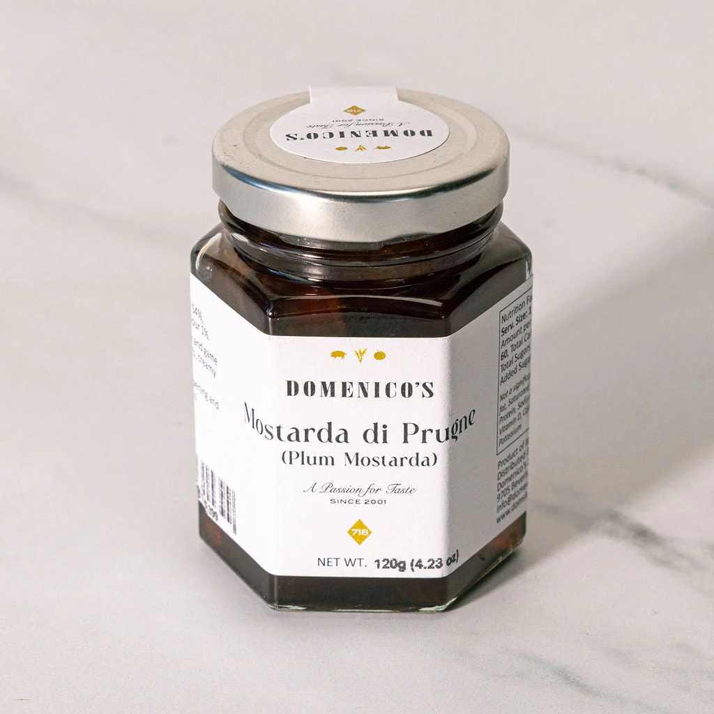 Domenico's Mostarda di Prugna - Plum Mostarda (120g) - 6ea Case