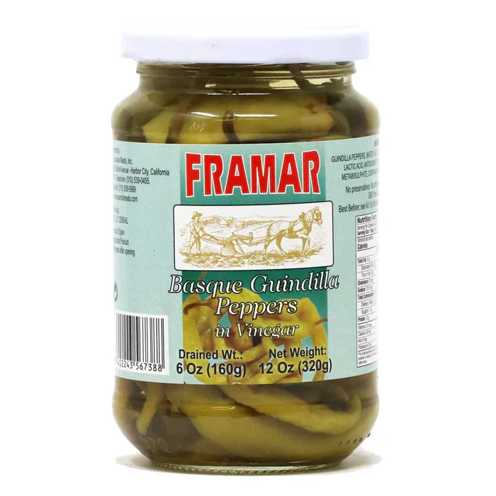 Framar Guindilla Peppers in Vinegar (11oz) - 12ea Case