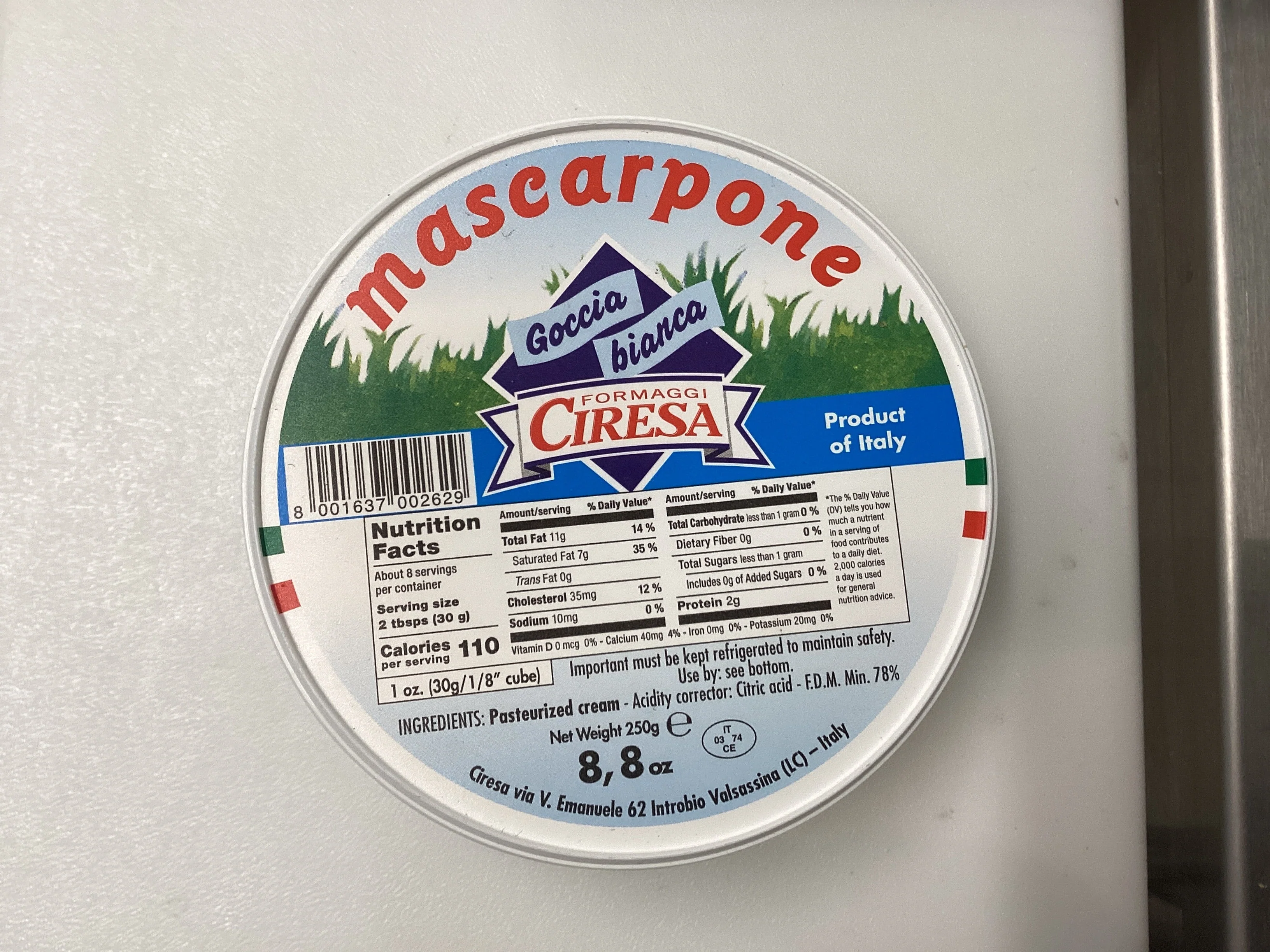 Galbani Mascarpone (250g) - 6ea Case