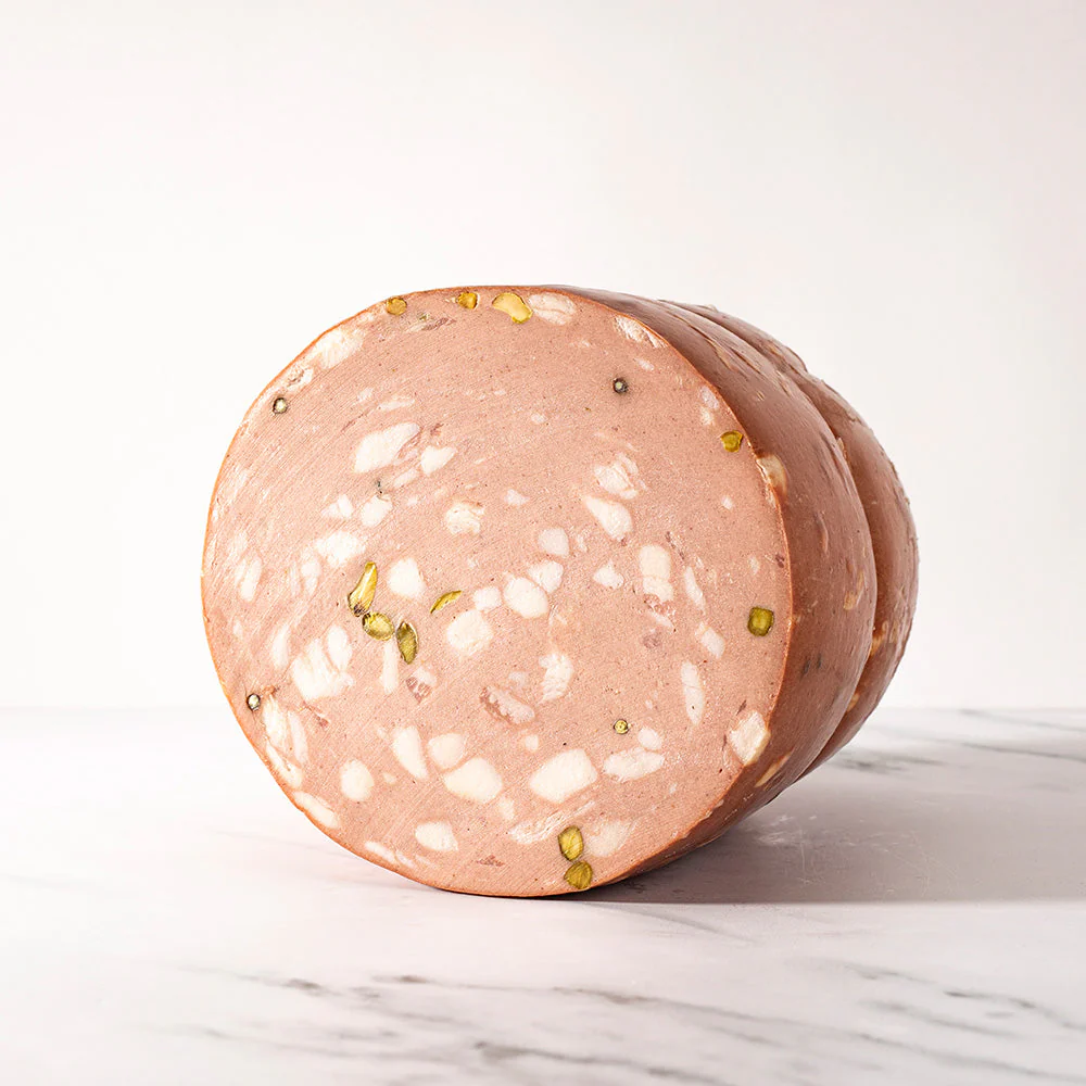 Golfera Chiara Mortadella with Pistachio
