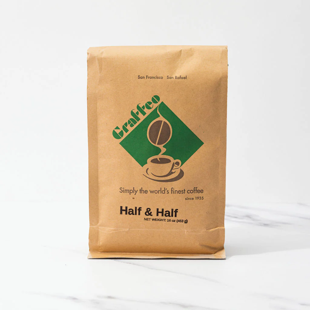 Graffeo Coffee Beans Half & Half (1lb)