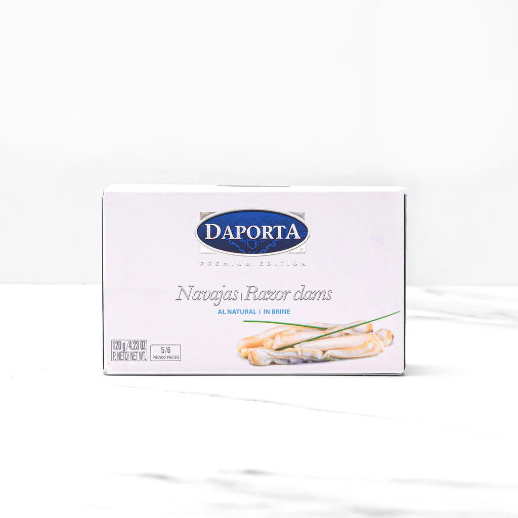 Daporta Navajas Razor Clams in Brine (120g)