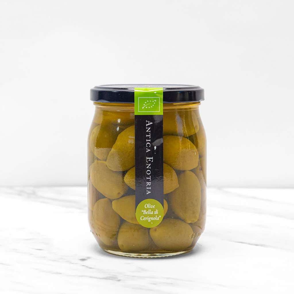 Antica Enotria Olive Bella Di Ceringola in Salamoia (580ML)