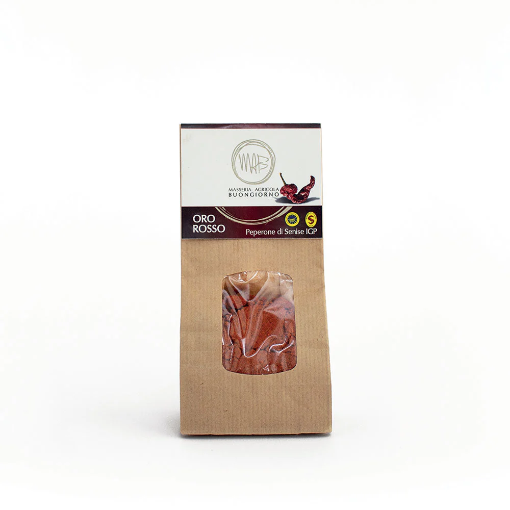 Oro Rosso IGP - Peperone di Senise Powder (100g) - 12ea Case