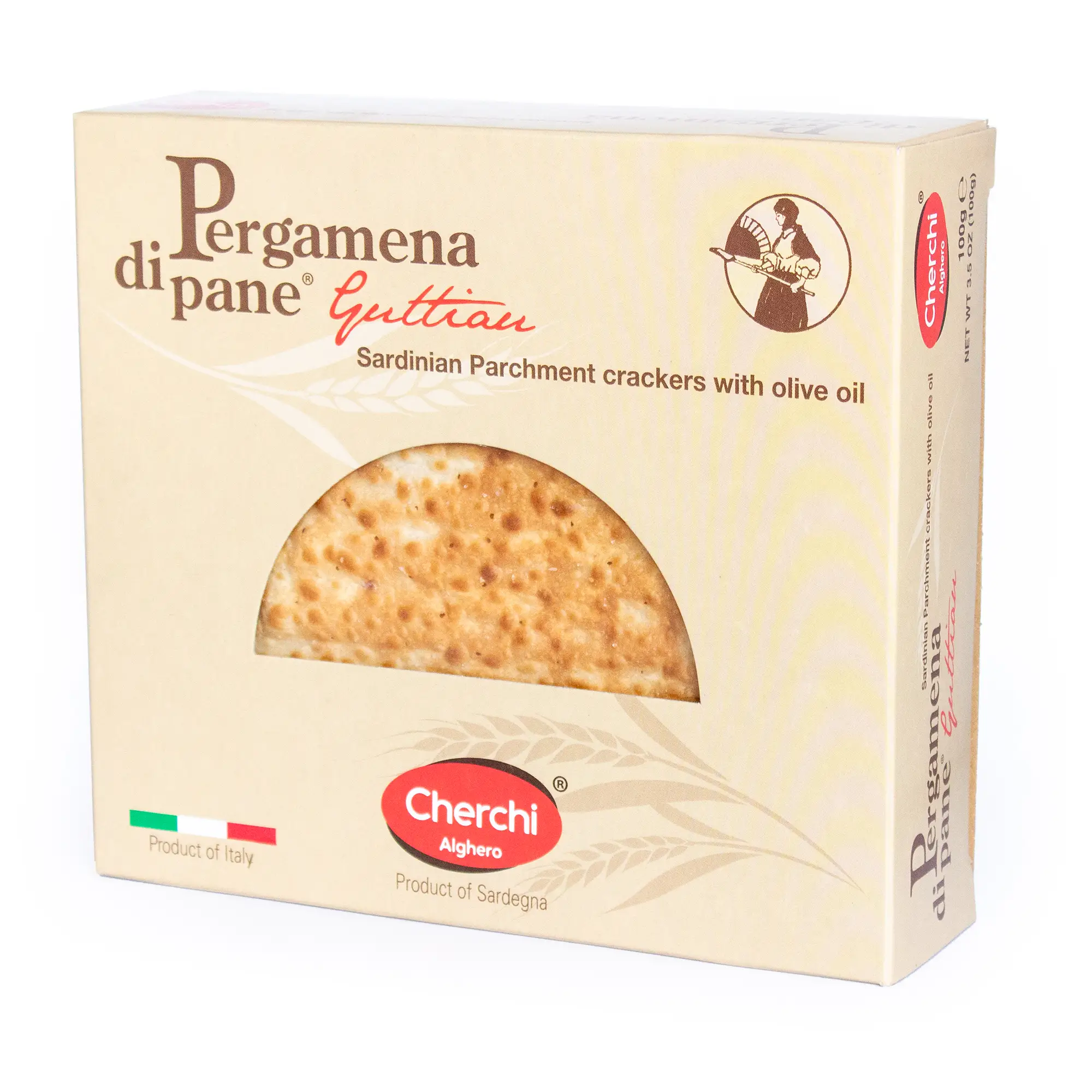 Pergamena di Pane Sardinian Parchment Crackers with Olive Oil (100g)