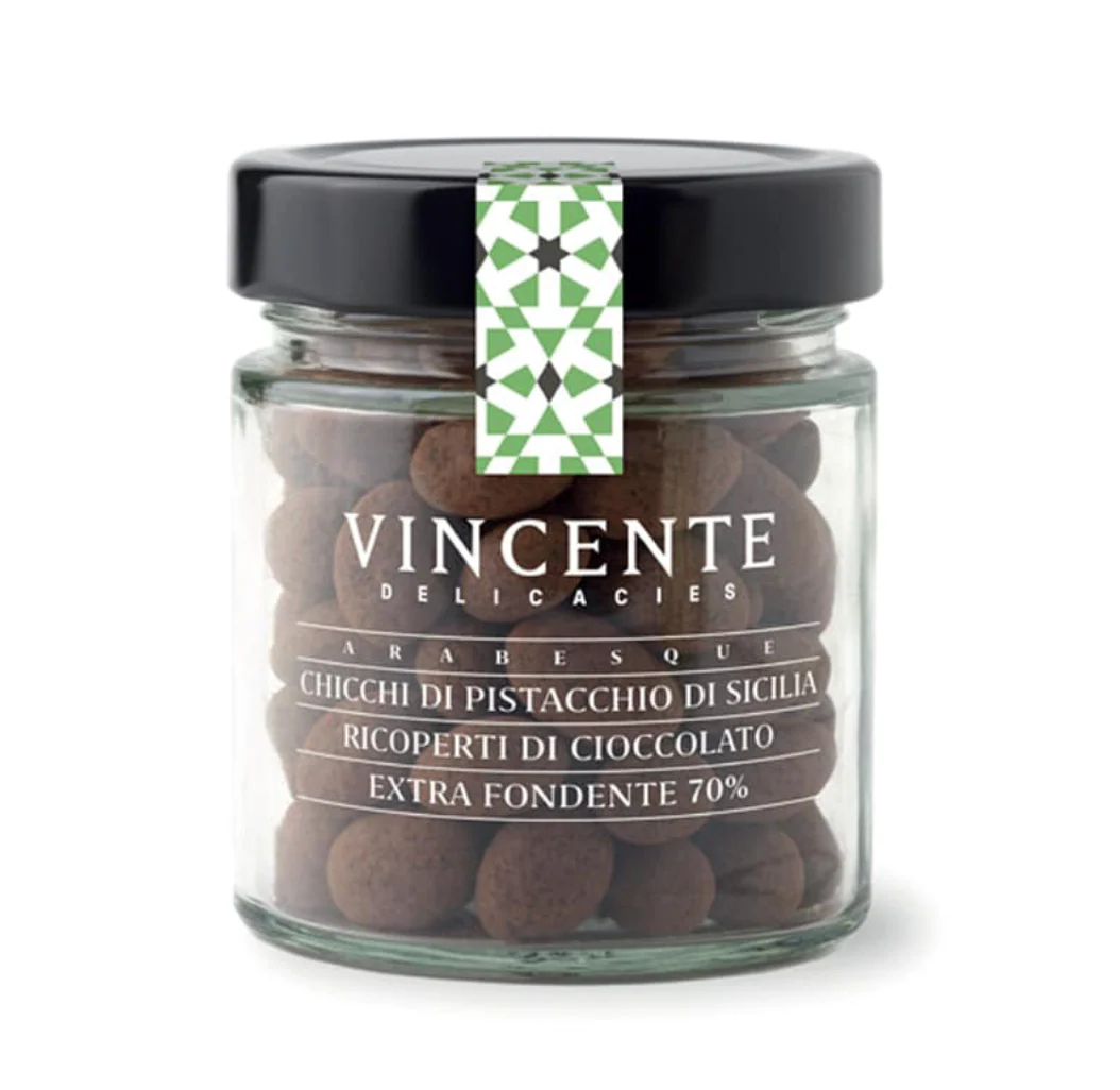 Vincente Delicacies Pistachio Beans Covered with Dark Chocolate (130g)