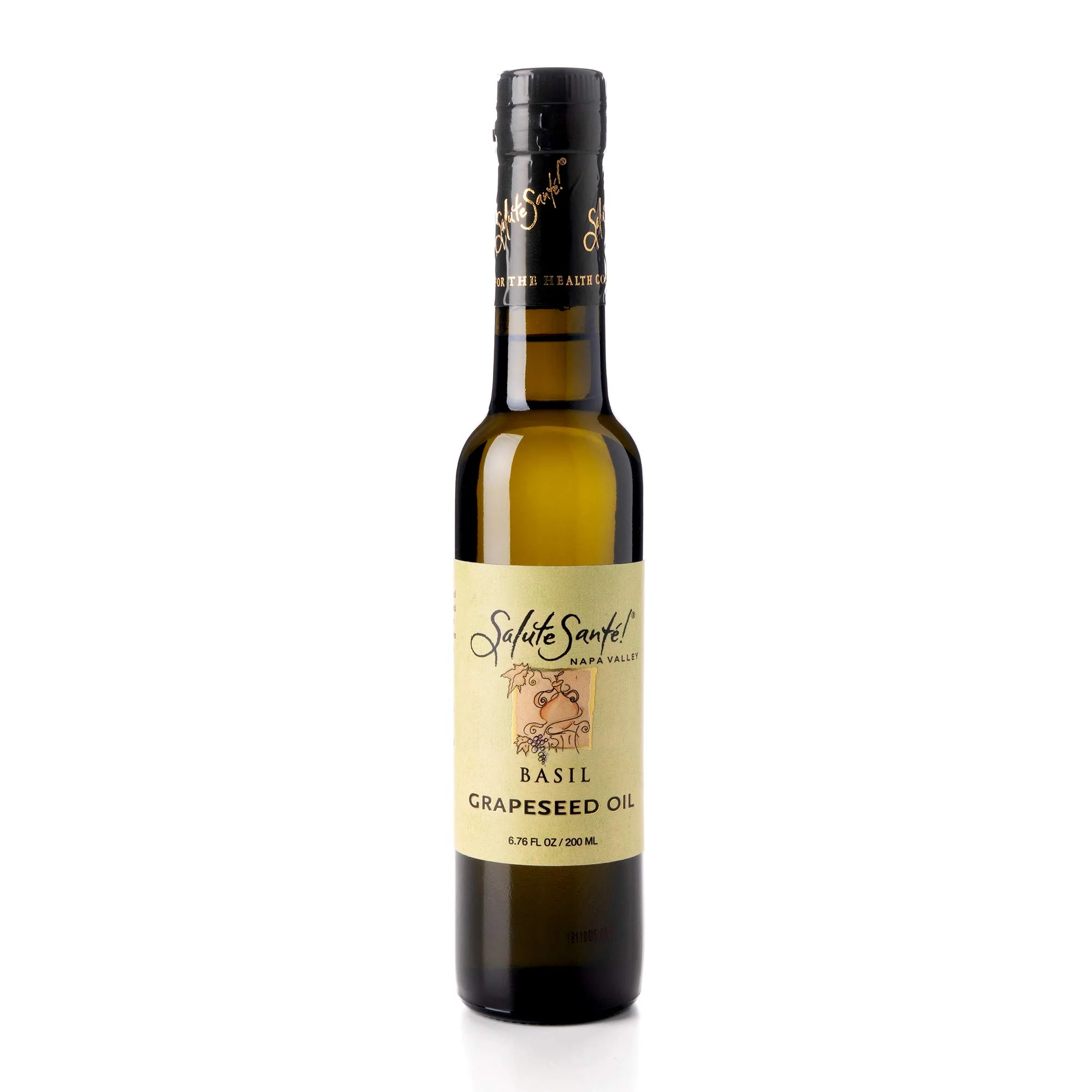 Salute Infused Basil Grapeseed Oil (6.7oz)