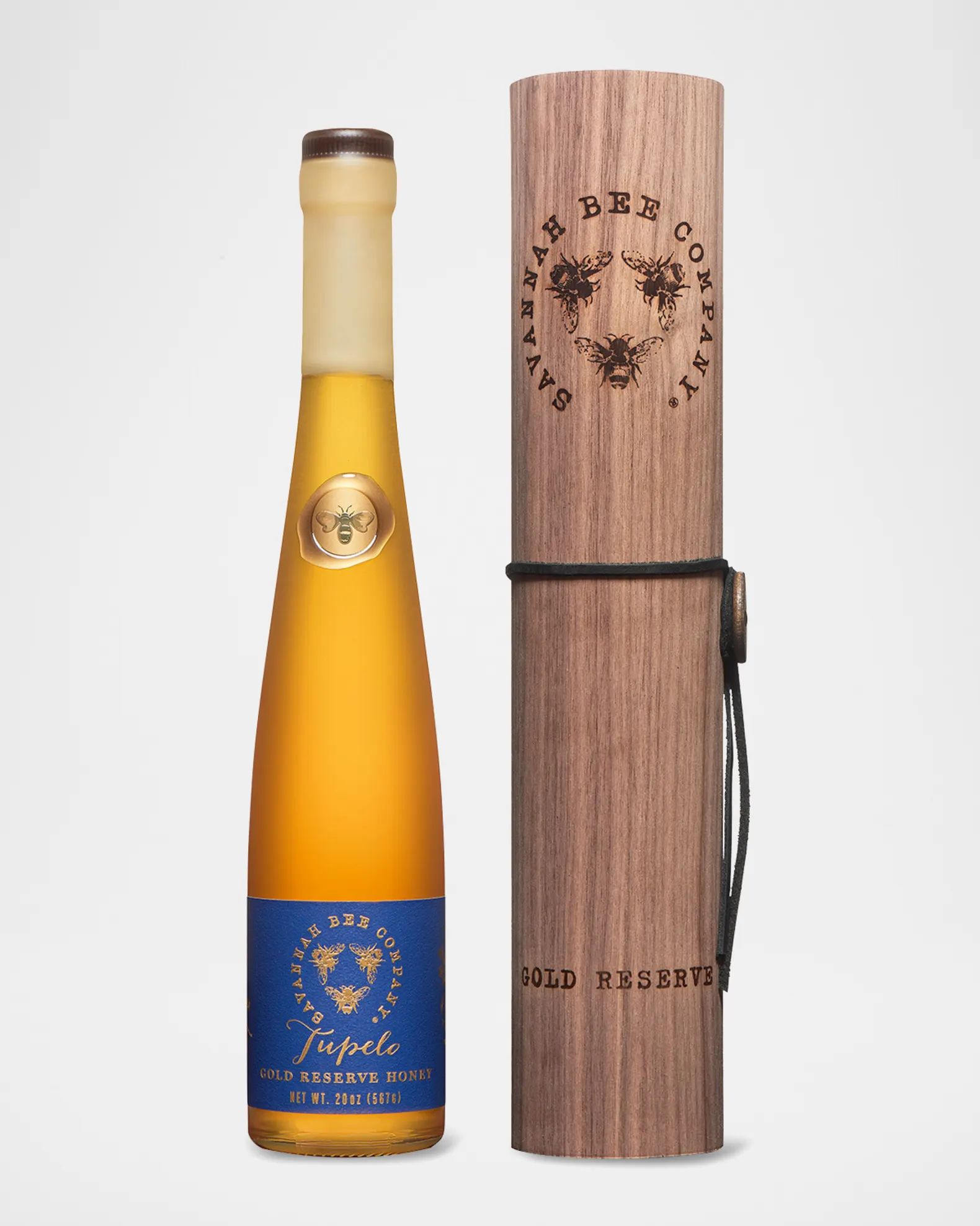 Savannah Bee Company Tupelo Gold Reserve Honey Flute (20oz)