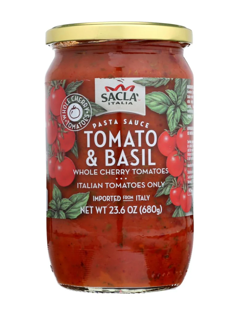 Sacla Tomato Sauce with Basil (24oz)